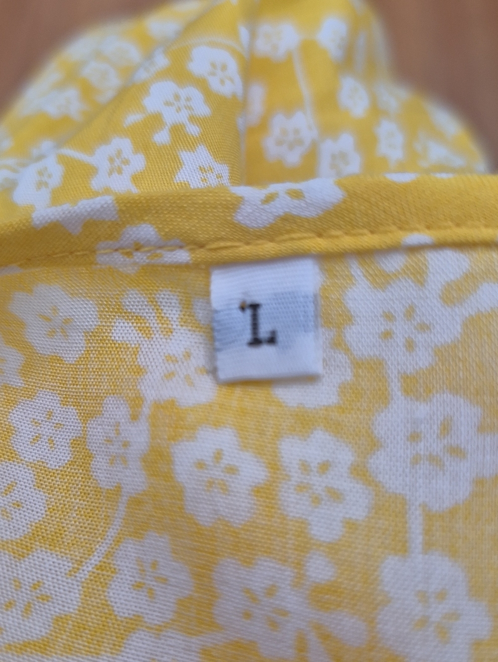 NWOT Yellow Floral Butterfly Summer Midi Dress Sz L - Picture 11 of 13